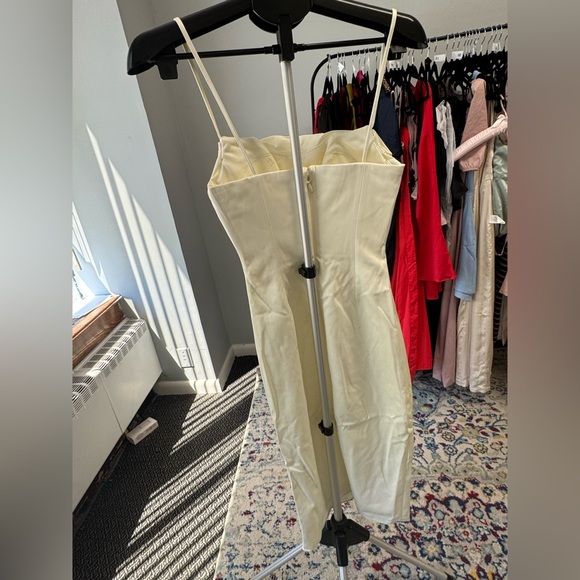 Anja ivory satin corset dress NWOT - Picture 7 of 9